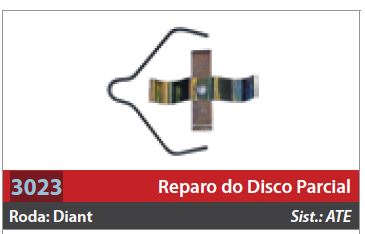 Reparo do Freio à Disco 1 Roda Dianteira