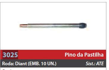 Pino da Pastilha da Pinça Dianteira