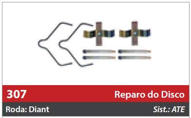Reparo do Freio à Disco 2 Rodas Dianteiras