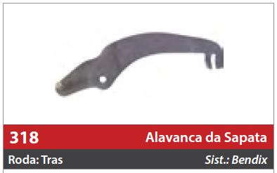 Alavanca do Freio de Mão 1 Roda Traseira Esquerda