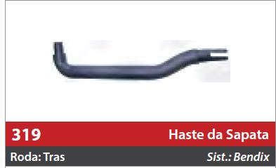 Haste do Freio de Mão 1 Roda Traseira Direita/Esquerda