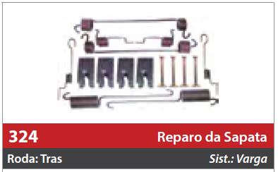 Reparo de Sapata 2 Rodas Traseiras