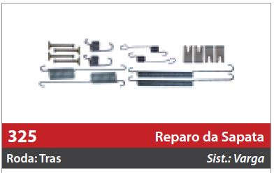Reparo de Sapata 2 Rodas Traseiras