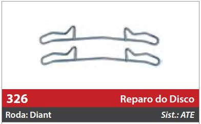 Reparo do Freio à Disco 2 Rodas Dianteiras