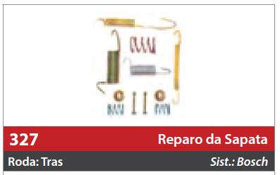 Reparo de Sapata 1 Roda Traseira Direita/Esquerda