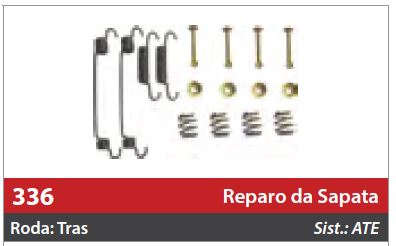 Reparo de Sapata 2 Rodas Traseiras