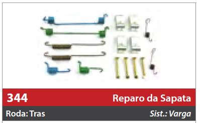 Reparo de Sapata 2 Rodas Traseiras