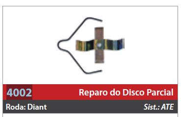 Reparo do Freio à Disco 1 Roda Dianteira