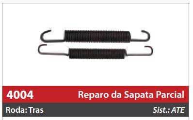 Reparo de Sapata 1 Roda Traseira