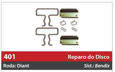 Reparo do Freio à Disco 1 Roda Dianteira