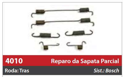 Reparo de Sapata 2 Rodas Traseiras