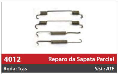Reparo de Sapata 2 Rodas Traseiras