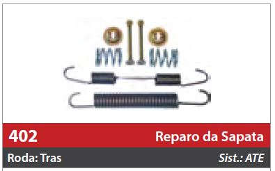 Reparo de Sapata 1 Roda Traseira Direita/Esquerda