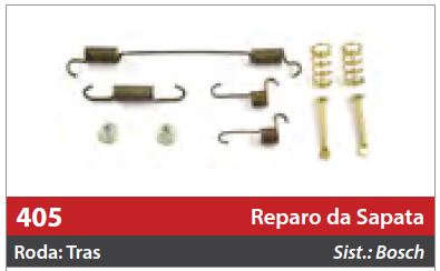 Reparo de Sapata 1 Roda Traseira Direita/Esquerda