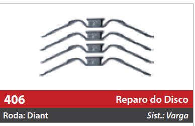 Reparo do Freio à Disco 2 Rodas Dianteiras
