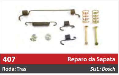 Reparo de Sapata 1 Roda Traseira Direita/Esquerda