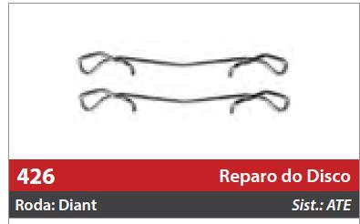 Reparo do Freio à Disco 2 Rodas Dianteiras