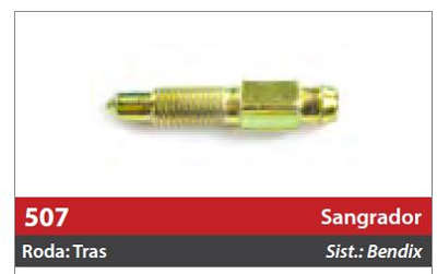 Parafuso Sangrador M7x1