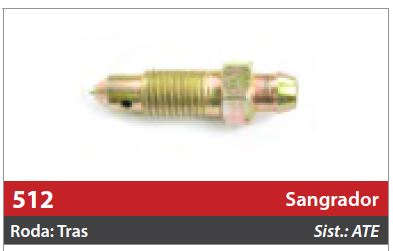Parafuso Sangrador M8x1