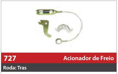 Acionador de Freio Automático 1 Roda Traseira Direita/Esquerda