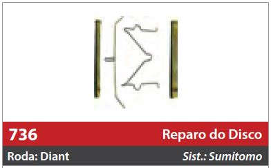 Reparo do Freio à Disco 1 Roda Dianteira