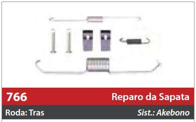 Reparo de Sapata 1 Roda Traseira Direita