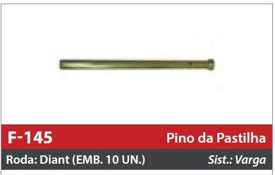Pino da Pastilha da Pinça Dianteira