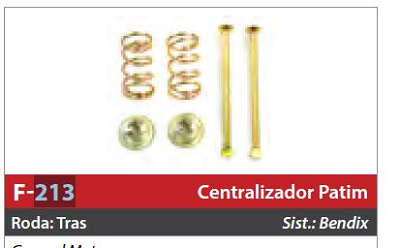 Centralizador de Patim 1 Roda Traseira