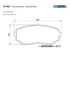 Pastilha de freio