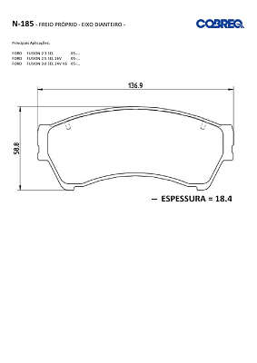 Pastilha de freio