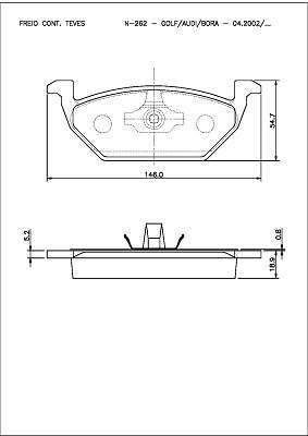 Pastilha de freio