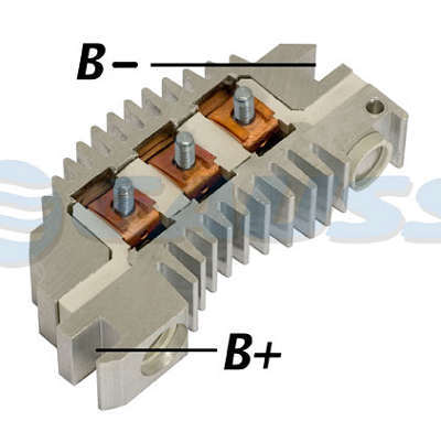 Retificador, 65A, Diodos 6x 35A Diodos