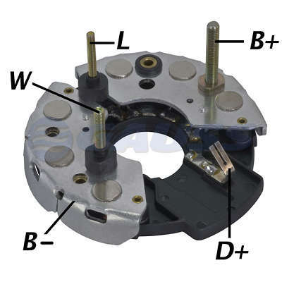 Retificador, 35A, Diodos 6x 35A