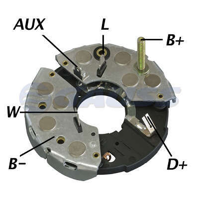 Retificador, 85A, Diodos 8x 35A Avalanche (Zener)