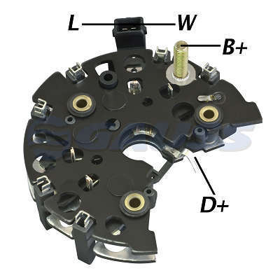 Retificador, 120A, Diodos 6x 50A Avalanche (Zener)