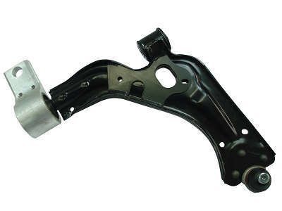 Bandeja dianteira esquerda c/ bucha / coxim de aluminio DH.