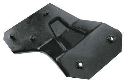 Chapa de fixaçâo do suporte dianteiro do motor. (Gas / Alc)
