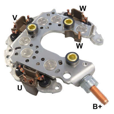 Retificador, 120A, 12x35A, Diodo Avalanche, B+: M8x19mm