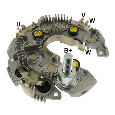 Retificador, 160A, 12x35A Diodo Avalanche, B+: M8x20mm, Diâmetro 132mm