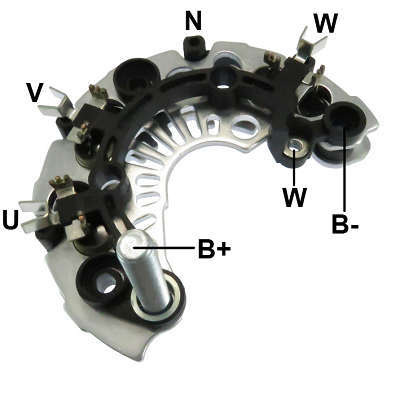 Retificador, 85A, Diodos 6x 35A Avalanche (Zener)