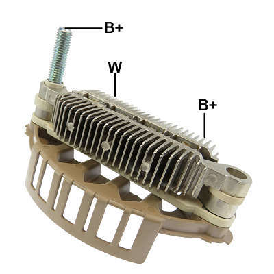 Retificador, 100A, 6x35A Diodo Avalanche, B+: M8x30