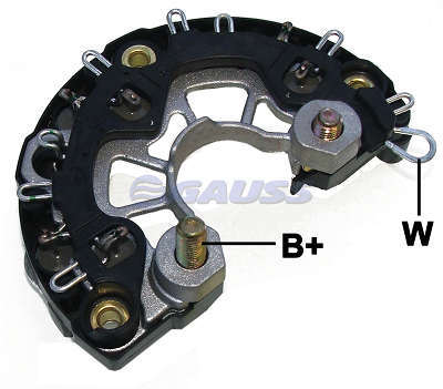 Retificador, 120A, Diodos 6x 50A Avalanche (Zener)