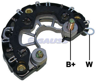 Retificador, 90A, Diodos 6x 35A Avalanche (Zener)