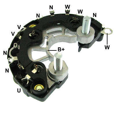 Retificador, 90A, 6x35A Diodo Avalanche