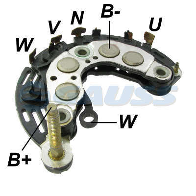Retificador, 95A, Diodos 8x 35A Avalanche (Zener)