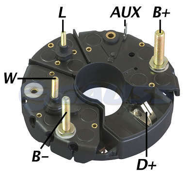 Retificador, 105A, Diodos 8x35A 3x35A Trio Diodo