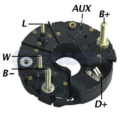 Retificador, 105A, Diodos 8x35A Avalanche (Zener) 3x 35A Trio Diodo