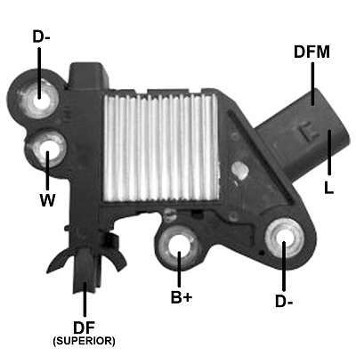Retificador, 90A, 6x35A Diodo Avalanche