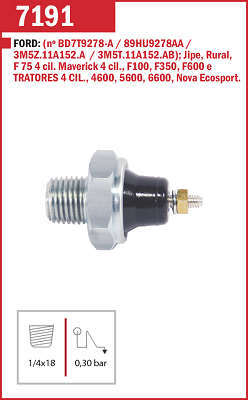 Interruptor de Pressão do Óleo