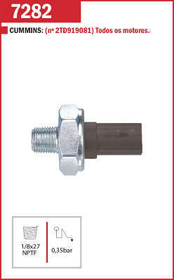Interruptor de Pressão do Óleo